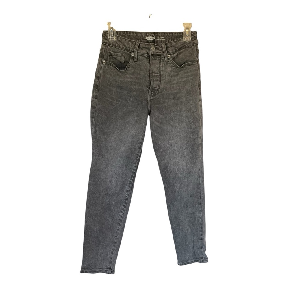 Old Navy Black Skinny Jeans High-Waisted Tapered
